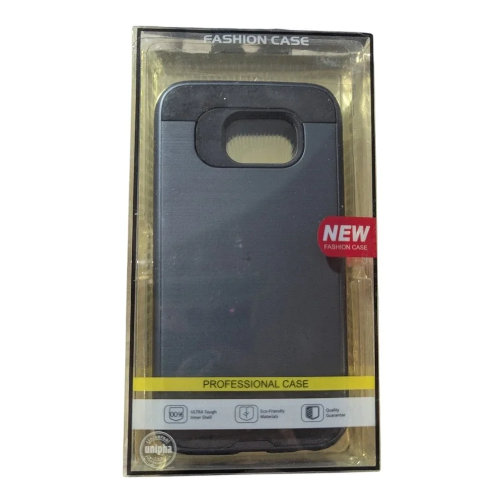 W6. Unipha Professional Fashion Case For Samsung Galaxy S6 - Black
